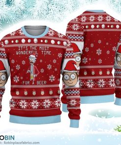 Its The Most Wonderful Time For A Beer Christmas Ugly Sweater 3D Printed Christmas Ugly Sweater 3D Printed