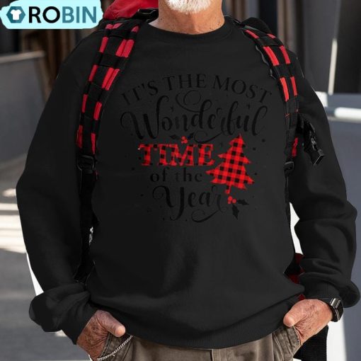 It’s The Most Wonderful Time Of The Year Christmas Trees Ugly Christmas Sweatshirt