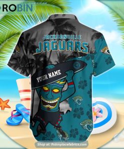 Jacksonville Jaguars Tiki Man NFL Hawaiian Shirt Jacksonville Jaguars Tiki Man NFL Hawaiian Shirt