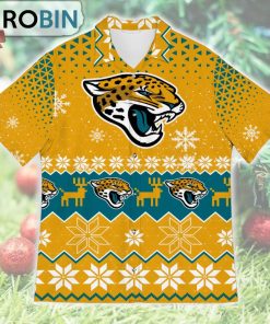 Jacksonville Jaguars Ugly Christmas Design Short Sleeve Shirt