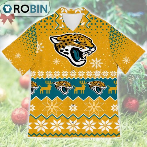 Jacksonville Jaguars Ugly Christmas Design Short Sleeve Shirt
