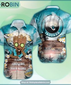 Jacksonville Jaguars x Baby Groot Summer Hawaiian Shirt