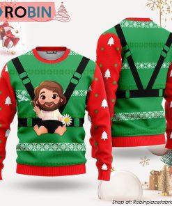 Jesus Baby Funny Red Green Ugly Christmas Sweater Jesus Baby Funny Red Green Ugly Christmas Sweater