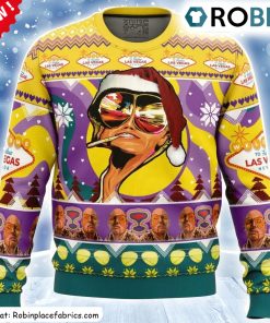 Johnny Depp Fear And Loathing Ugly Christmas Sweatshirt, Sweater