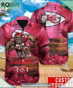 Kansas City Chiefs Mascot Football NFL Hawaiian Shirt Kansas City Chiefs Mascot Football NFL Hawaiian Shirt