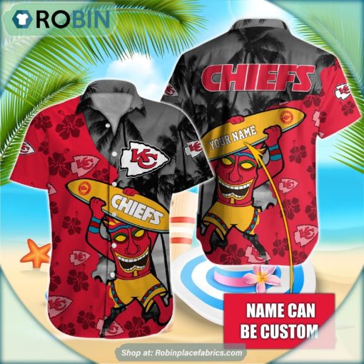 Kansas City Chiefs Tiki Man NFL Hawaiian Shirt