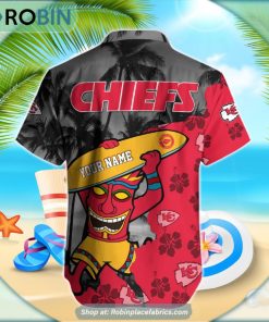 Kansas City Chiefs Tiki Man NFL Hawaiian Shirt Kansas City Chiefs Tiki Man NFL Hawaiian Shirt