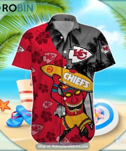 Kansas City Chiefs Tiki Man NFL Hawaiian Shirt