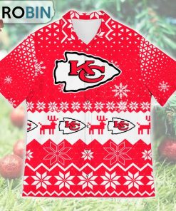Kansas City Chiefs Ugly Christmas Design Short Sleeve Shirt