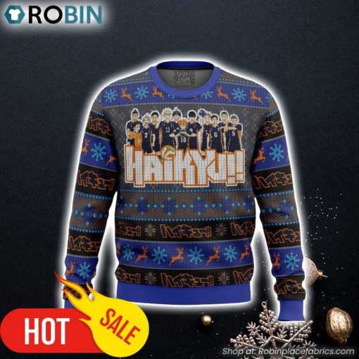 Karasuno High Haikyuu Ugly Christmas Sweater 3D For Men and Women