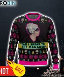 Karen Talks to Manager Meme Ugly Christmas Sweater 3D For Men and Women