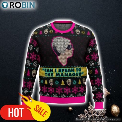 Karen Talks to Manager Meme Ugly Christmas Sweater 3D For Men and Women