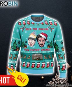 Keep The Change Home Alone Ugly Christmas Sweater 3D For Men and Women Keep The Change Home Alone Ugly Christmas Sweater 3D For Men and Women