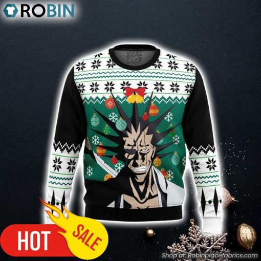 Kenpachi Zaraki Bleach Ugly Christmas Sweater 3D For Men and Women
