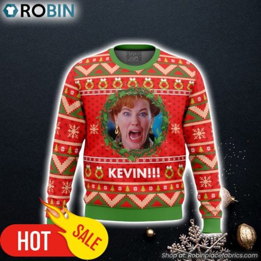 Kevin Home Alone Ugly Christmas Sweater 3D For Men and Women