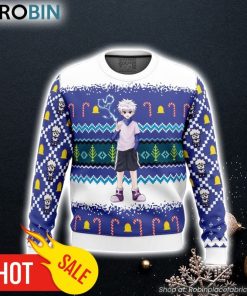 Killua Zoldyck Hunter X Hunter Ugly Christmas Sweater 3D For Men and Women