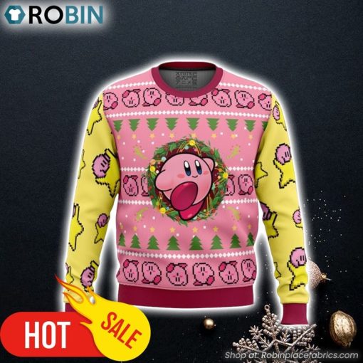 Kirby Ugly Christmas Sweater 3D For Men and Women