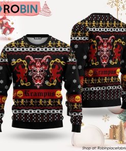Krampus Horror Ugly Christmas Sweater