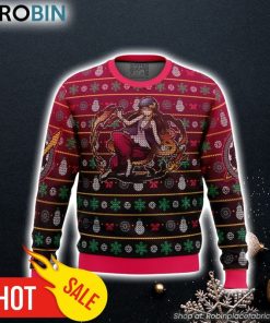 Kurisu Makise Steins Gate Ugly Christmas Sweater 3D For Men and Women