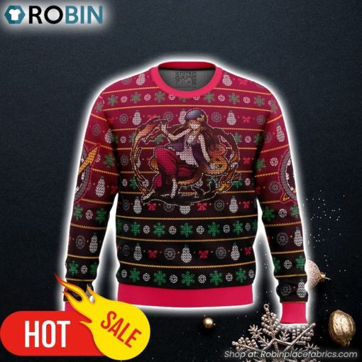 Kurisu Makise Steins Gate Ugly Christmas Sweater 3D For Men and Women