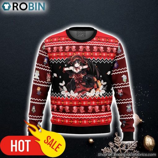 Kurumi Tokisaki Date A Live Ugly Christmas Sweater 3D For Men and Women
