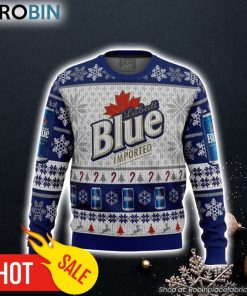 Labatt Blue Ugly Christmas Sweater 3D For Men and Women