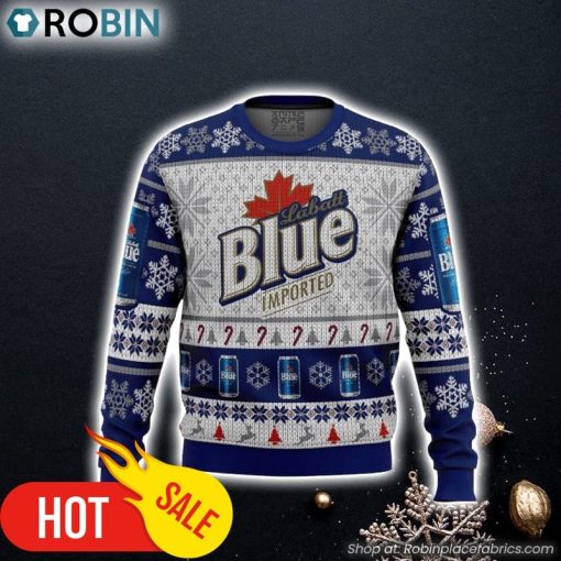 Labatt Blue Ugly Christmas Sweater 3D For Men and Women