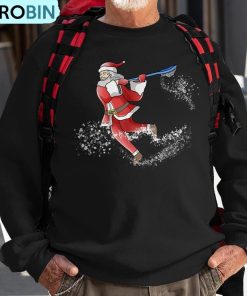 lacrosse-santa-christmas-cool-lax-sport-ugly-x-mas-pajama-ugly-christmas-sweatshirt-1