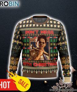 Leatherface Texas Chainsaw Massacre Ugly Christmas Sweater 3D For Men and Women