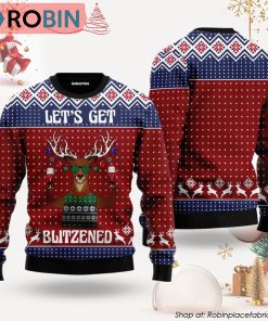 Let’s Get Slouchy Ugly Christmas Sweater