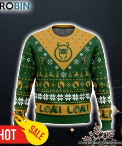 Let Earth Receive Her King Loki Marvel Ugly Christmas Sweater 3D For Men and Women