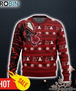 Let There Be Christmas Carnage Marvel Ugly Christmas Sweater 3D For Men and Women