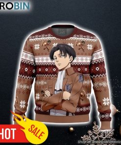 Levi Ackerman Attack on Titan Ugly Christmas Sweater 3D For Men and Women