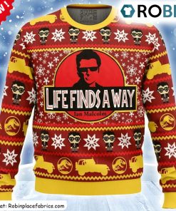 life-finds-a-way-jurassic-park-ugly-christmas-sweatshirt-sweater-1