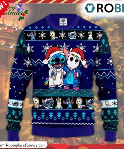 Lilo Stitch Unicorn Ugly Christmas Sweatshirt, Sweater