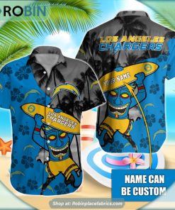 Los Angeles Chargers Tiki Man NFL Hawaiian Shirt