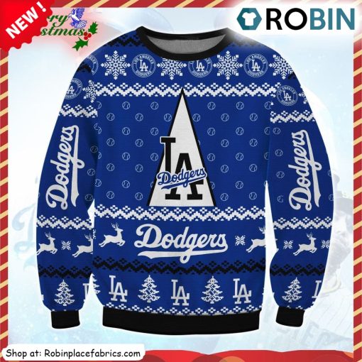 Los Angeles Dodgers Nfl Ugly Christmas Sweatshirt, Sweater