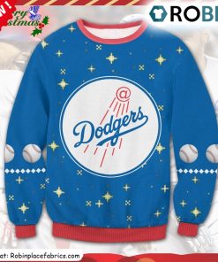 Los Angeles Dodgers Vintage Ugly Christmas Sweatshirt, Sweater
