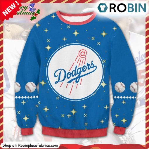 Los Angeles Dodgers Vintage Ugly Christmas Sweatshirt, Sweater