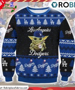 Los Angeles Dodgers Yoda Ugly Christmas Sweatshirt, Sweater