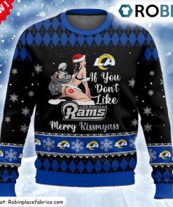 Los Angeles Rams Kissmyass Ugly Sweater Los Angeles Rams Kissmyass Ugly Sweater