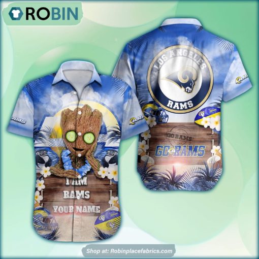 Los Angeles Rams x Baby Groot Summer Hawaiian Shirt