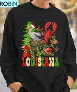 louisiana-cajun-christmas-crawfish-pelican-alligator-xmas-ugly-christmas-sweatshirt-3