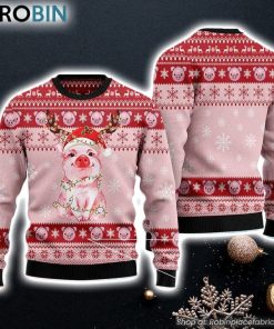 Lovely Pig Santa Ugly Christmas Sweater, Perfect Gift and Outfit For Christmas Of Pig Lovers