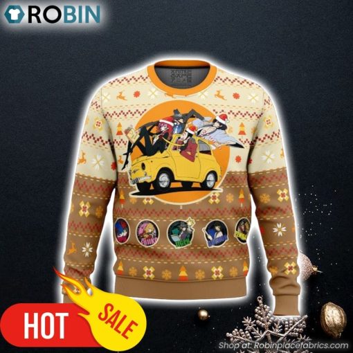 Lupin the 3rd Happy Trip Ugly Christmas Sweater 3D For Men and Women