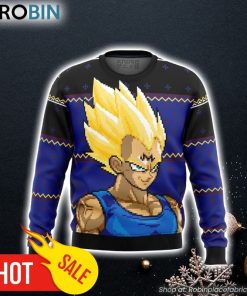 Majin Vegeta dbz Ugly Christmas Sweater 3D For Men and Women