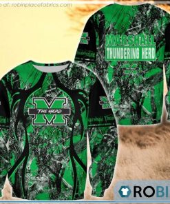 Marshall Thundering Herd Hunting Pattern All Over Print Sweatshirt