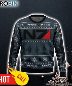 Mass Effect N7 Ugly Christmas Sweater 3D For Men and Women