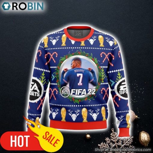 Mbappe EA Sports FIFA Ugly Christmas Sweater 3D For Men and Women