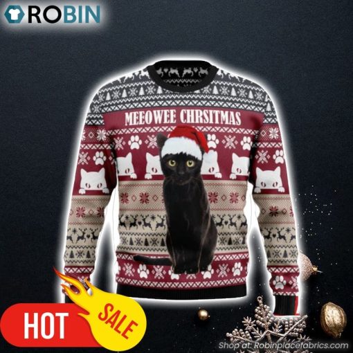 Meeowee Christmas Ugly Christmas Sweater 3D For Men and Women